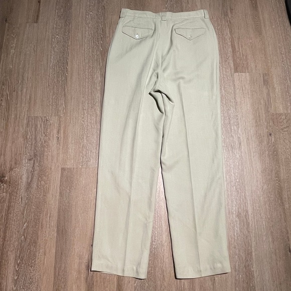 Tommy Bahama Green Women's Silk Dress Pants Career Casual Khaki Size 14 EUC - Picture 4 of 9